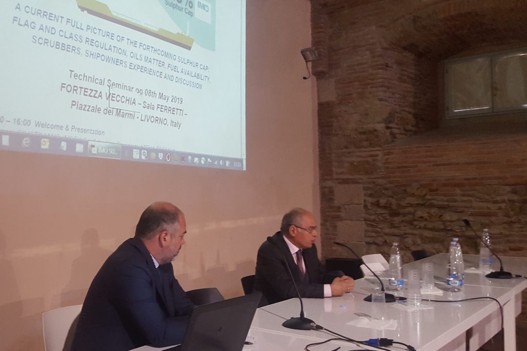 Assarmatori al seminario “IMO Sulphur Cap 2020: Implementation Plan” organizzato da Atena Toscana
