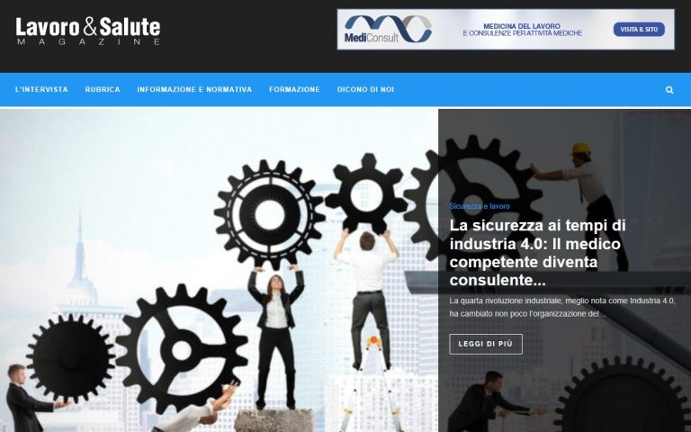 Occupational medicine. Magazinelavorosalute.it is online