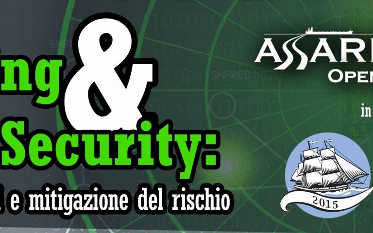Shipping & Cyber Security. The program of the Assarmatori open session