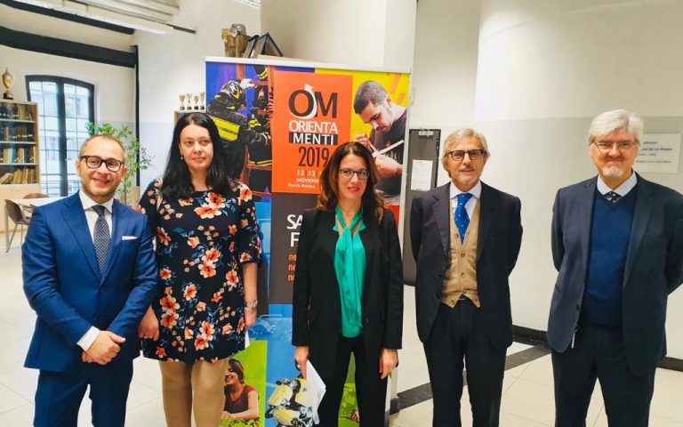 Active collaboration of Assarmatori at the OrientaMenti Salone 2019. Messina says: “Very close relationship between the companies of the sea and training schools.”