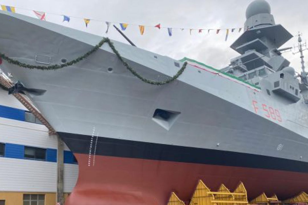 Assarmatori alla cerimonia del varo della Fregata “Emilio Bianchi”