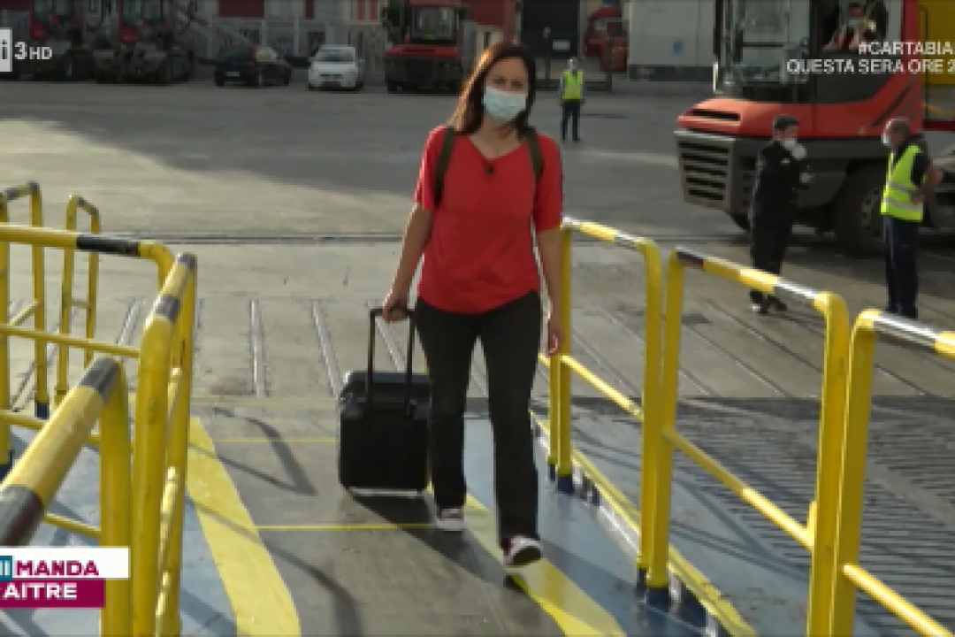 Post Covid-19: come si viaggerà a bordo delle navi. Servizio di “Mi Manda Rai Tre”. Intervento in studio del presidente Stefano Messina