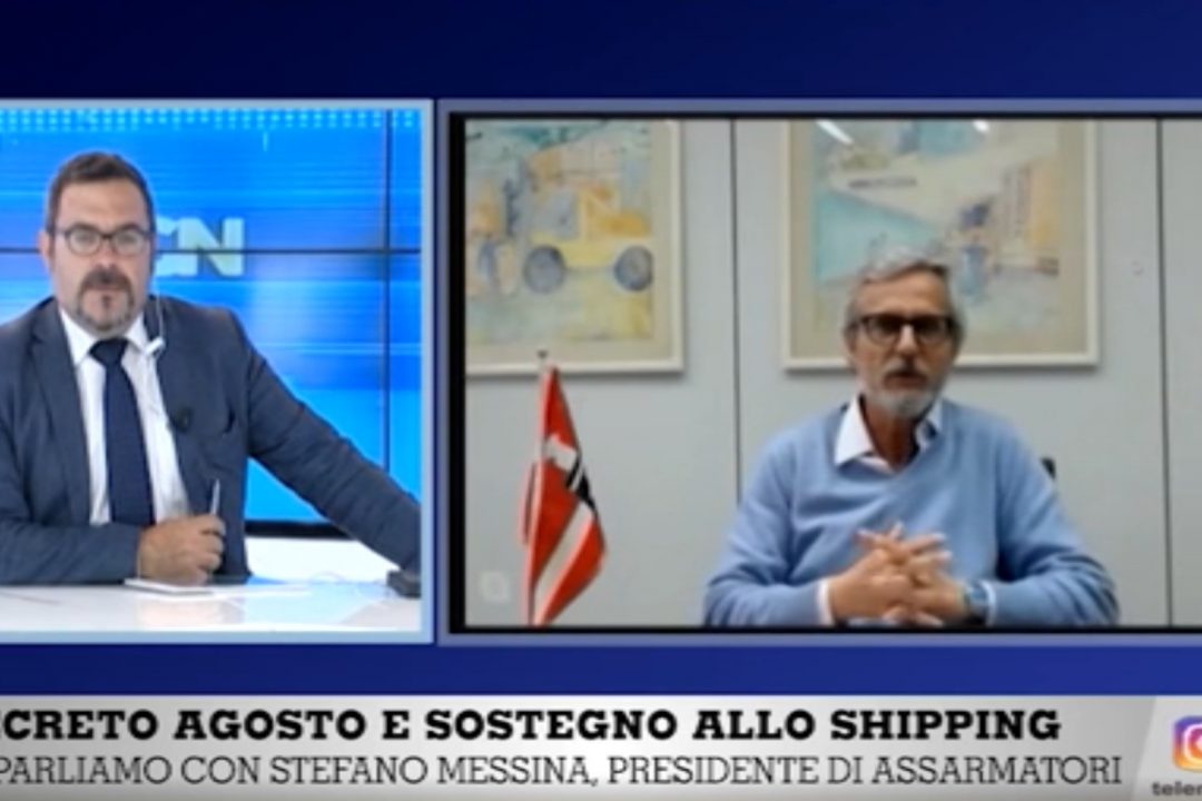 Decreto Agosto. Il Presidente Messina a Telenord: “Finalmente la giusta attenzione al cluster marittimo”. VIDEO