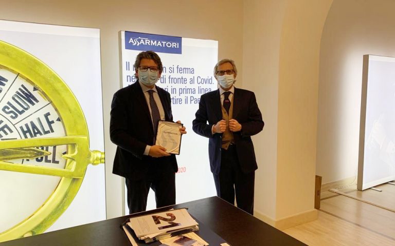 Meeting in Assarmatori between the president Stefano Messina and dr. Zeno D’Agostino