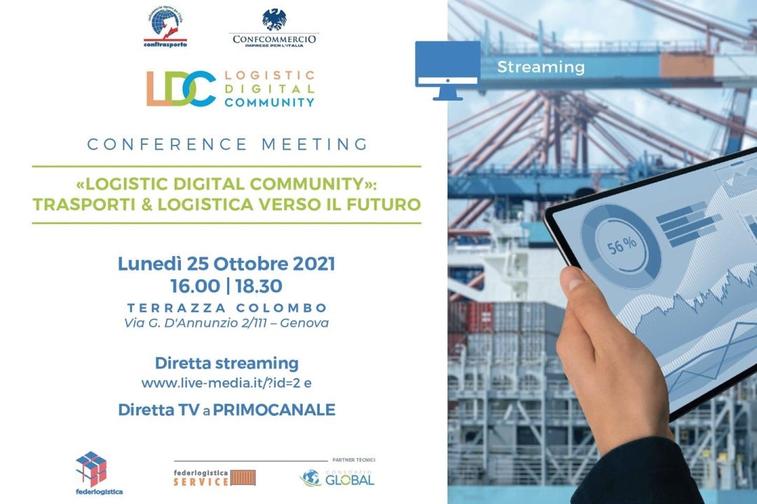 Prende il via la Logistic Digital Community. Presentazione del progetto in diretta streaming lunedì 25 ottobre alle ore 16.00