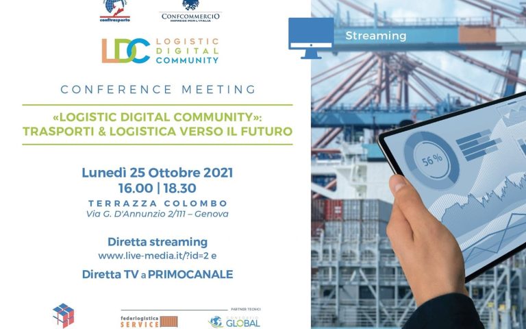 The Logistics Digital Community is underway. Presentation of the project in live streaming on Monday 25th October, 4.00 pm
