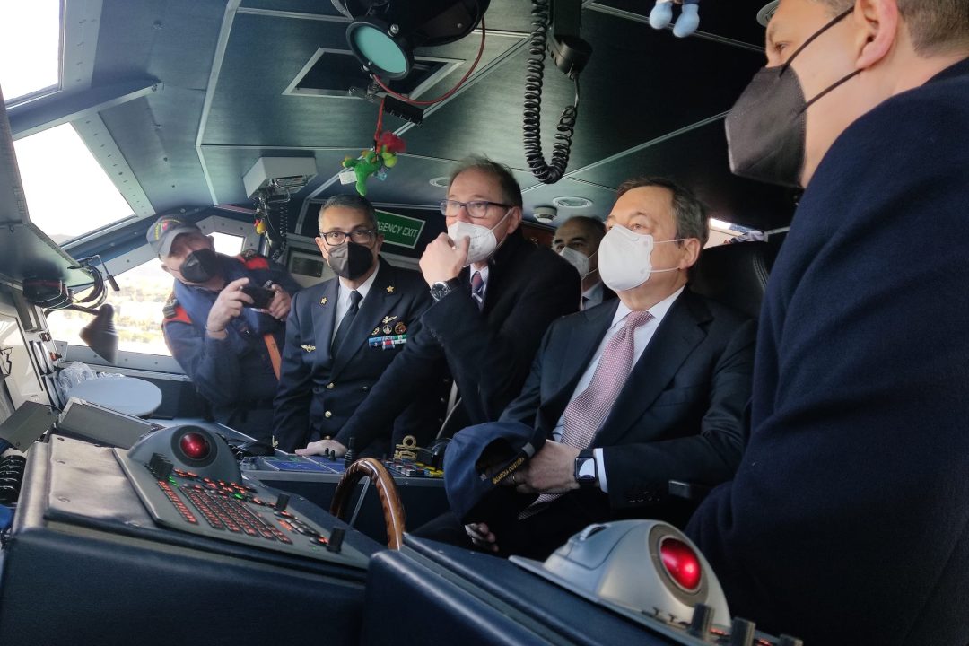 Il Premier Mario Draghi visita la sede dell’AdSP di Genova e Savona. Assarmatori partecipa con il Presidente Stefano Messina