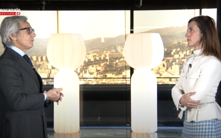 Stefano Messina, President of Assarmatori interviewed by Primocanale about Genoese ports