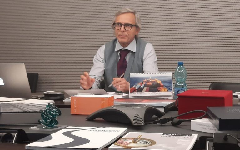 Stefano Messina (President of Assarmatori) at the Fise Uniport webinar ‘The Marshall Plan for ports and the engagement methods. On the emissions’ reduction: “Shipowners are in favour, but be careful not to turn these choices into a rebound”