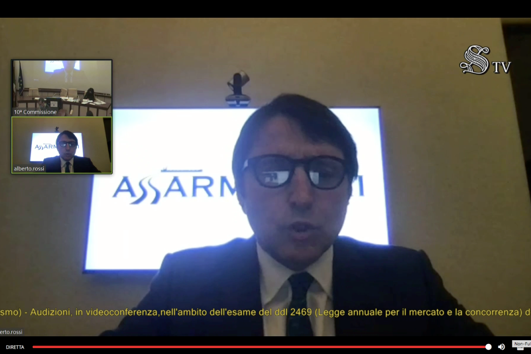 Legge annuale Mercato e Concorrenza. Assarmatori con il segretario generale Alberto Rossi  in audizione alla Commissione Industria, Commercio e Turismo del Senato: “Gli armatori chiedono di agire un in contesto regolato”