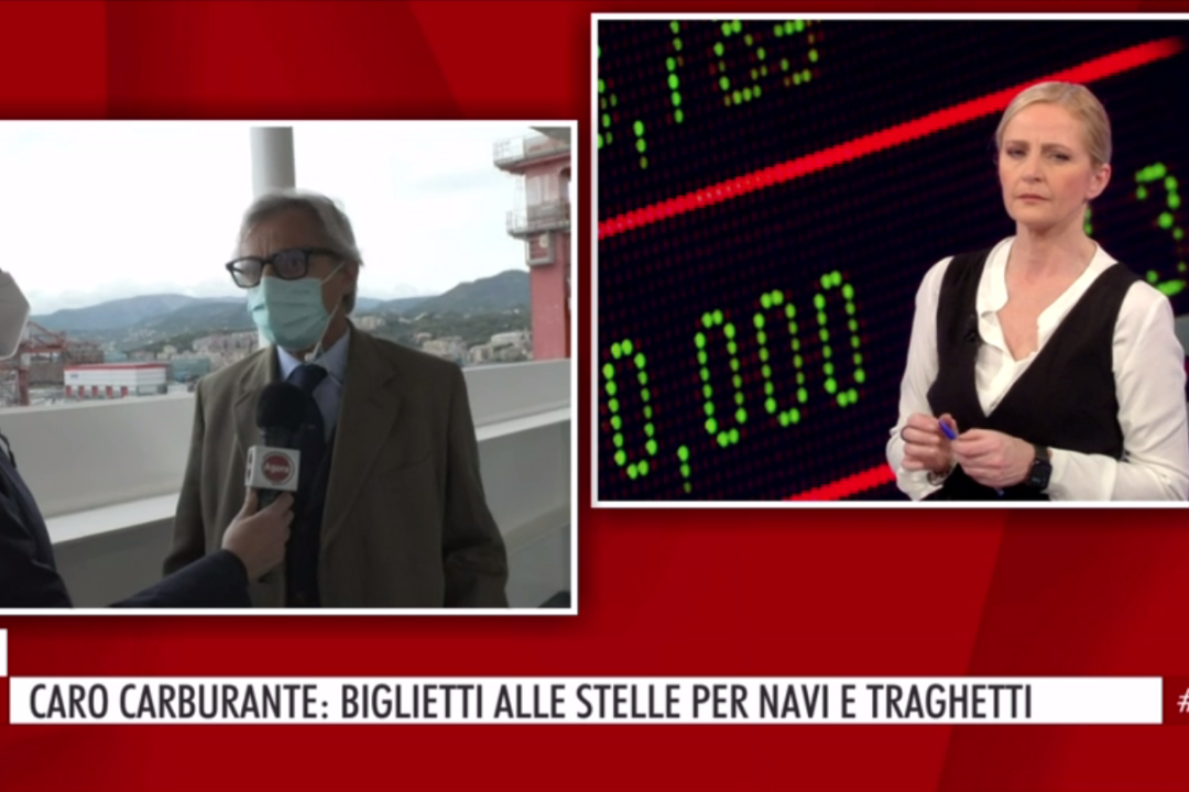 Caro carburante: biglietti alle stelle per navi e traghetti. Il presidente di Assarmatori, Stefano Messina, ai microfoni di Agorà (Rai3)