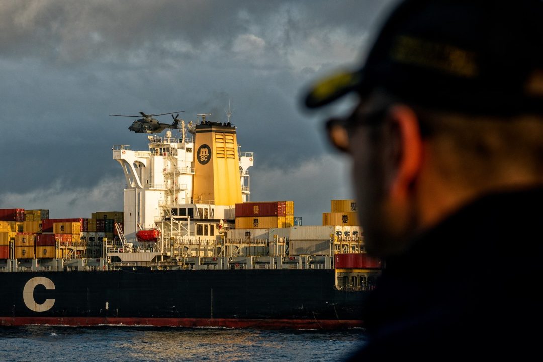 Anti-piracy exercise in the Gulf of Guinea with Italian Navy