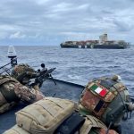 Esercitazione di contrasto alla pirateria al largo della Liberia con la Marina Militare