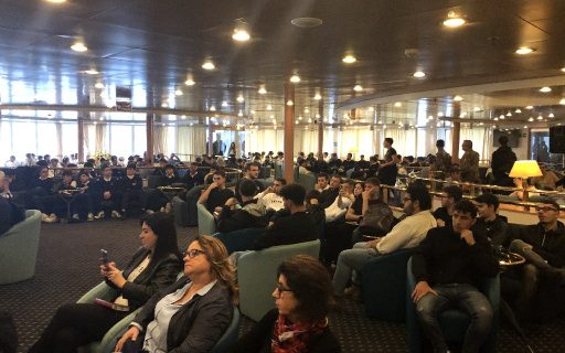 Another milestone reached for the Assarmatori Career Days. Over 400 participants at the event held in Naples aboard the M/N Rubattino