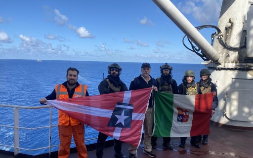 Naval Exercise: Italian Navy – Assarmatori – Ignazio Messina & C.; inspection aboard the Jolly Verde in the Eastern Mediterranean